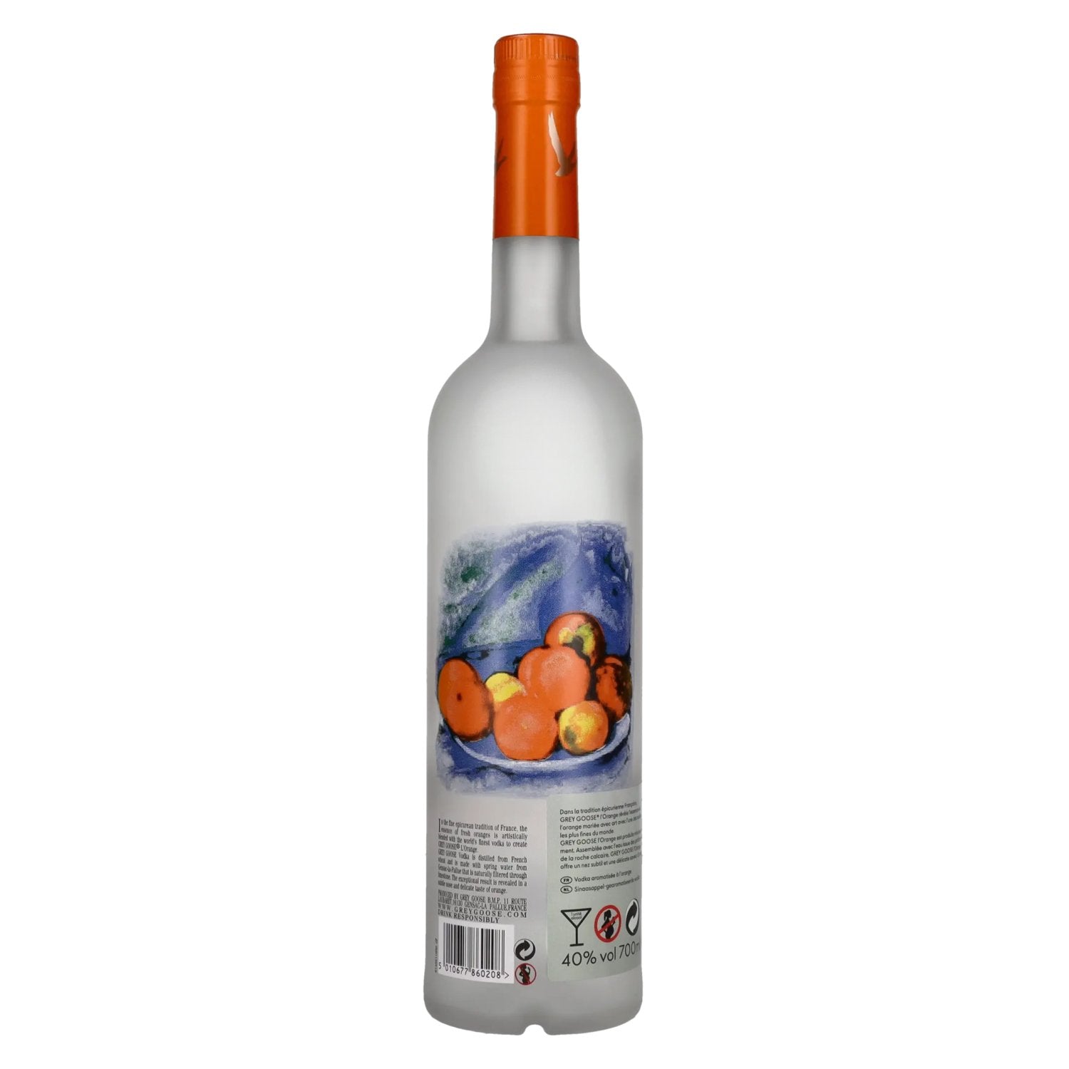 Grey Goose L'ORANGE Sinaasappelsmaak wodka 40% Vol. 0,7l