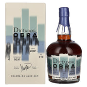 Dictador OBRA VINTAGE 22 Years Old AMERICAN OAK CASK Rum 2001 41% vol. 0.7 l in a gift box