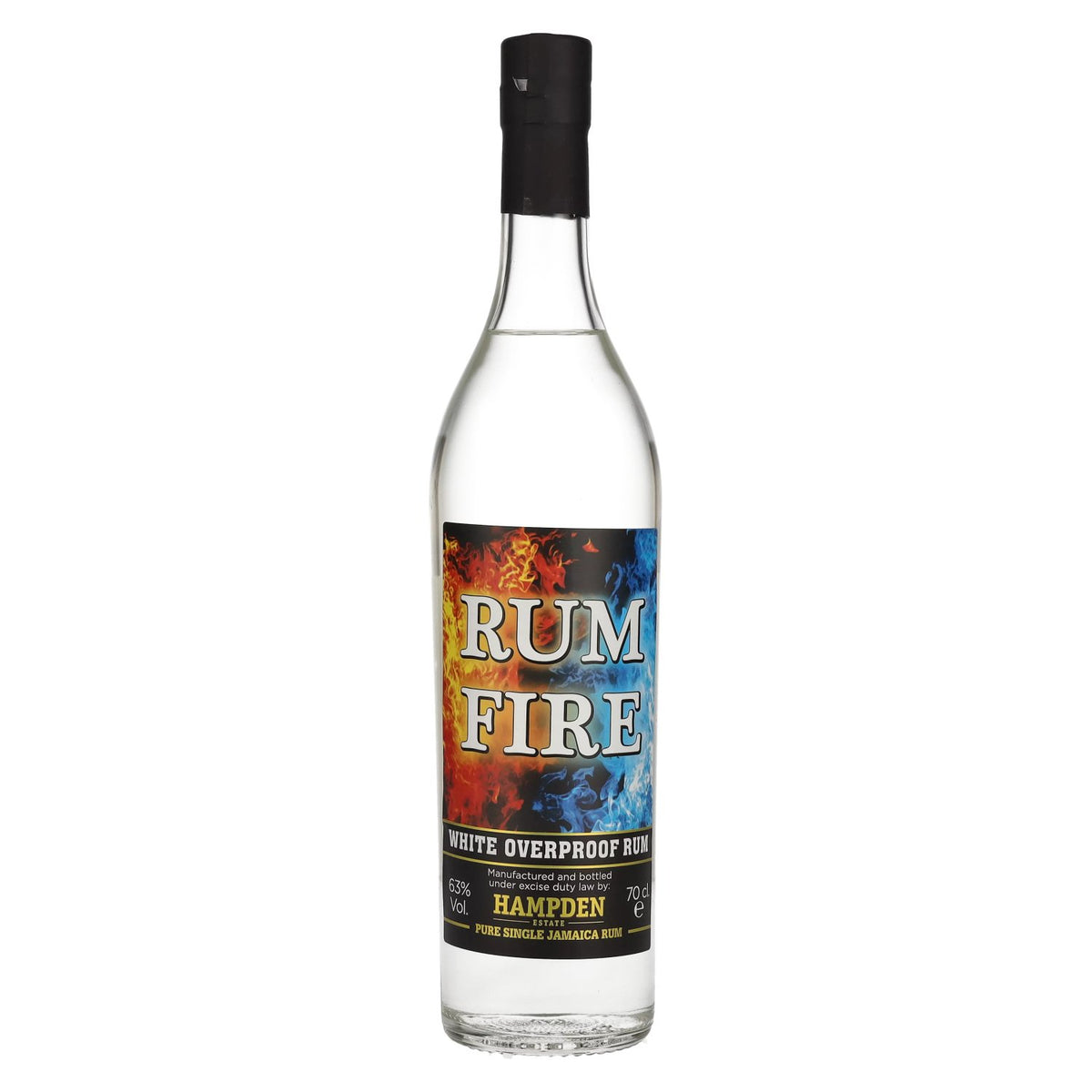 Hampden Estate Rum FIRE White Overproof Rum 63% vol. 0.7 l