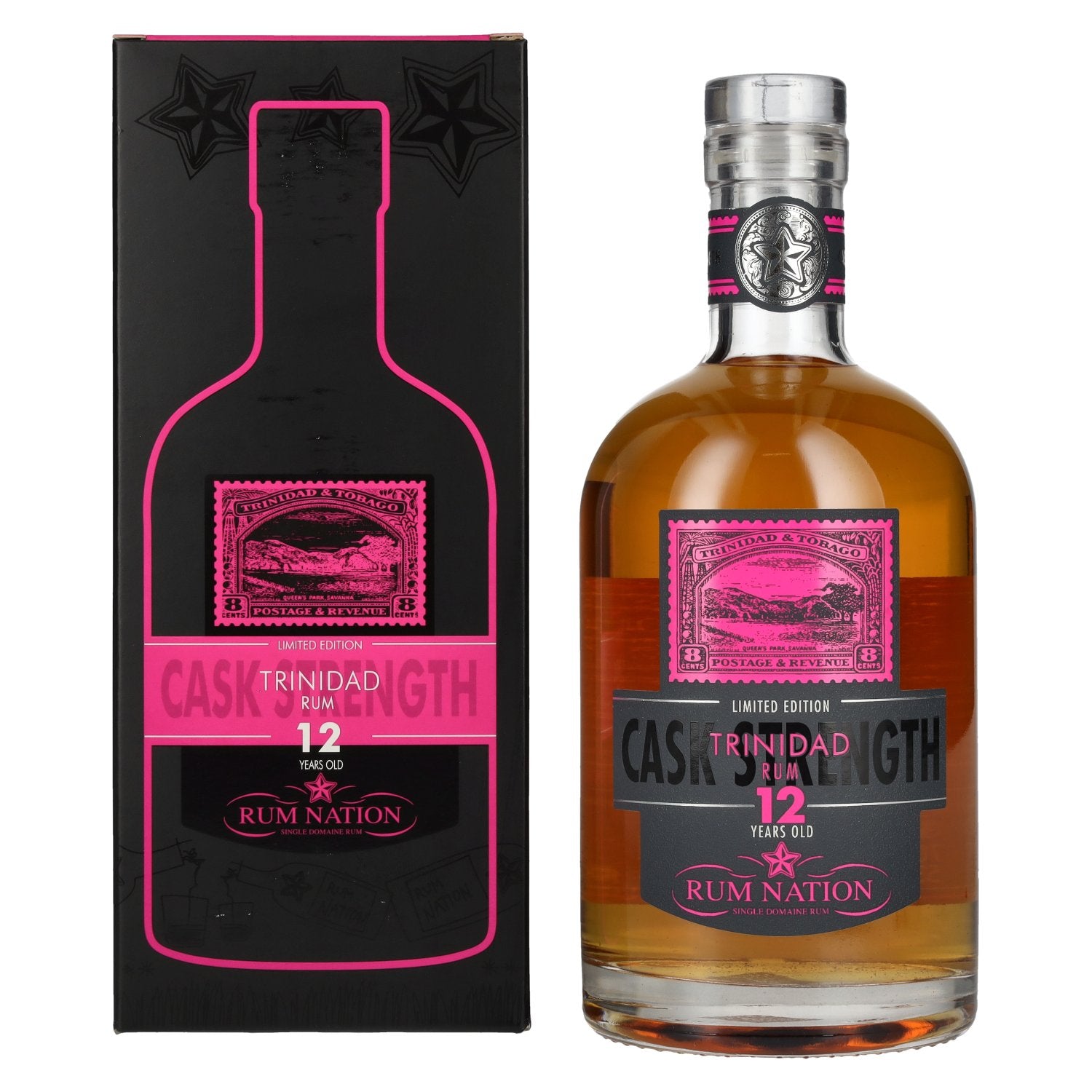 Rum Nation 12 Years Old Trinidad Rum Cask Strength Limited Edition 2024 53,4% Vol. 0,7l in geschenkverpakking