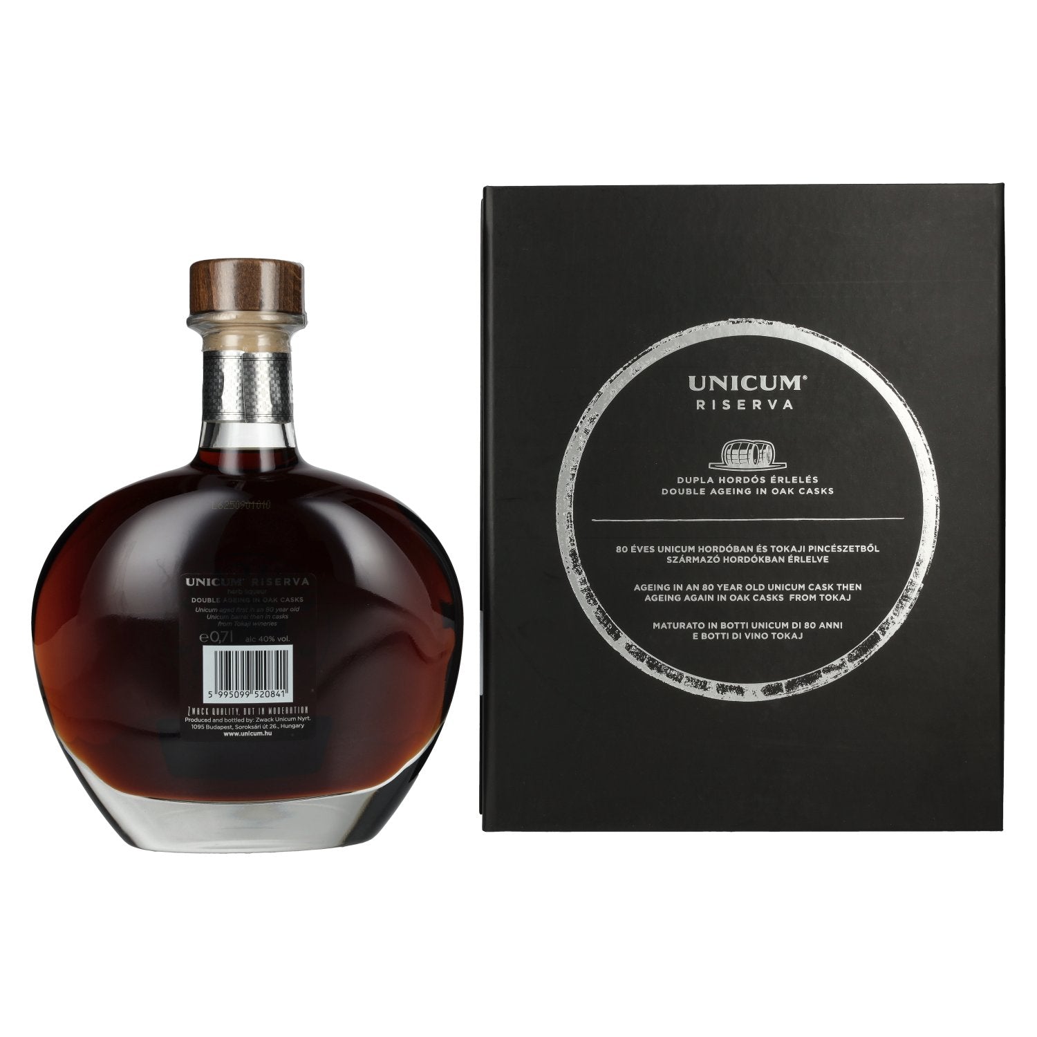 Zwack Unicum Riserva 40% Vol. 0,7l in Geschenkbox