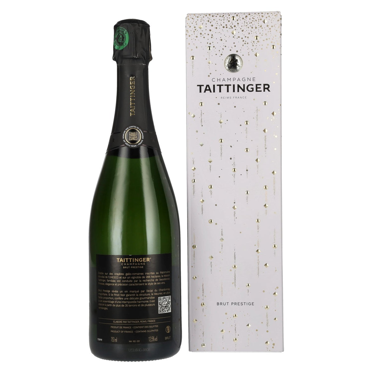 Taittinger Champagne Brut Prestige 12,5% Vol. 0,75l in Geschenkbox