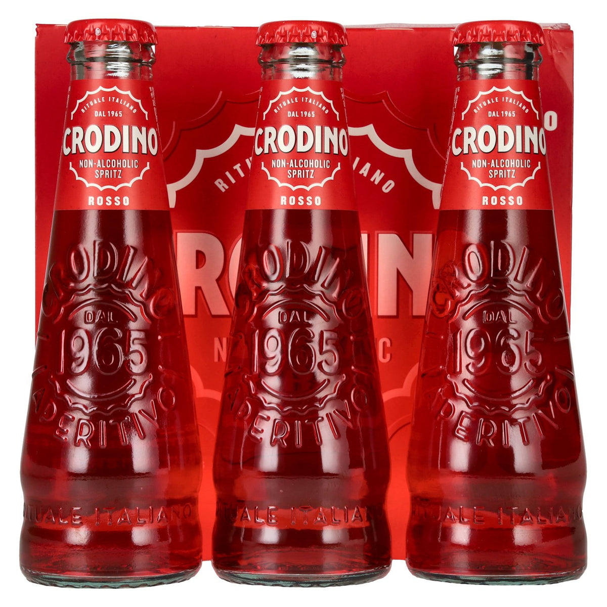Crodino Rosso alcoholvrije spritz 3 x 0,175 l