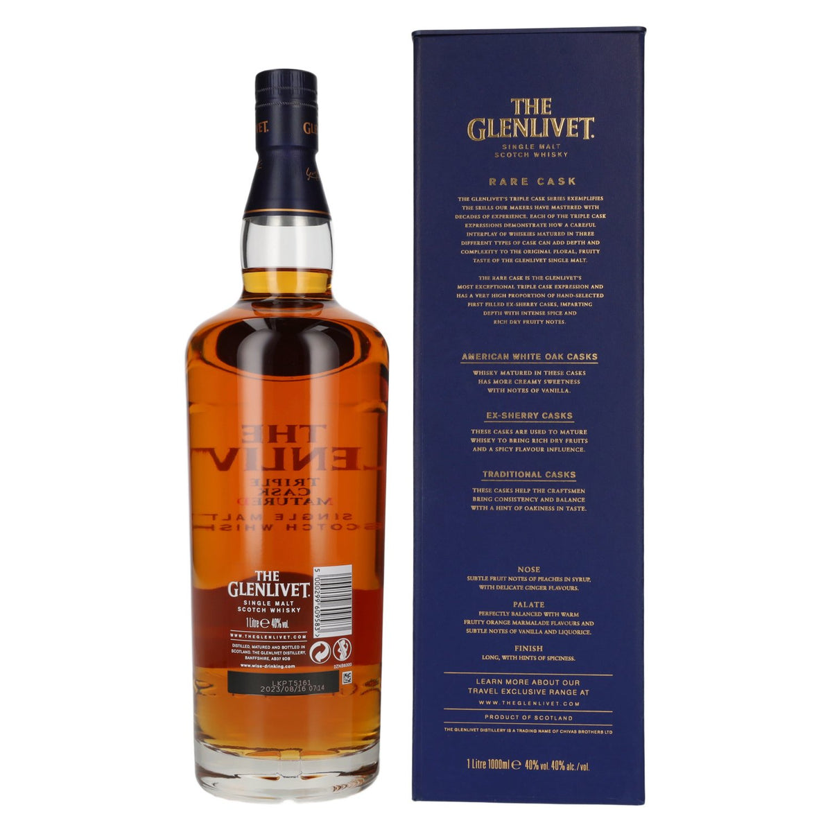 The Glenlivet RARE CASK Small Batch No. 9378/018 40% Vol. 1l in Geschenkbox