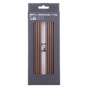 APS Pailles en acier inoxydable cuivre, brosse de nettoyage incluse 11pcs.