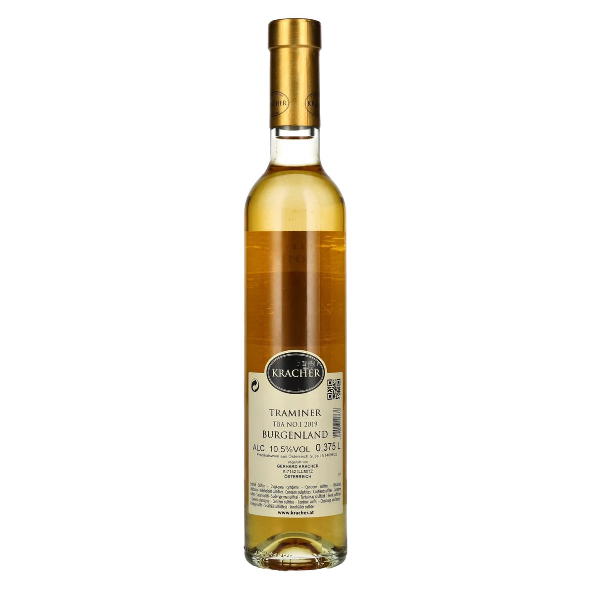 Kracher Trockenbeerenauslese Traminer Nouvelle Vague 2019 10,5% vol. 0,375 l