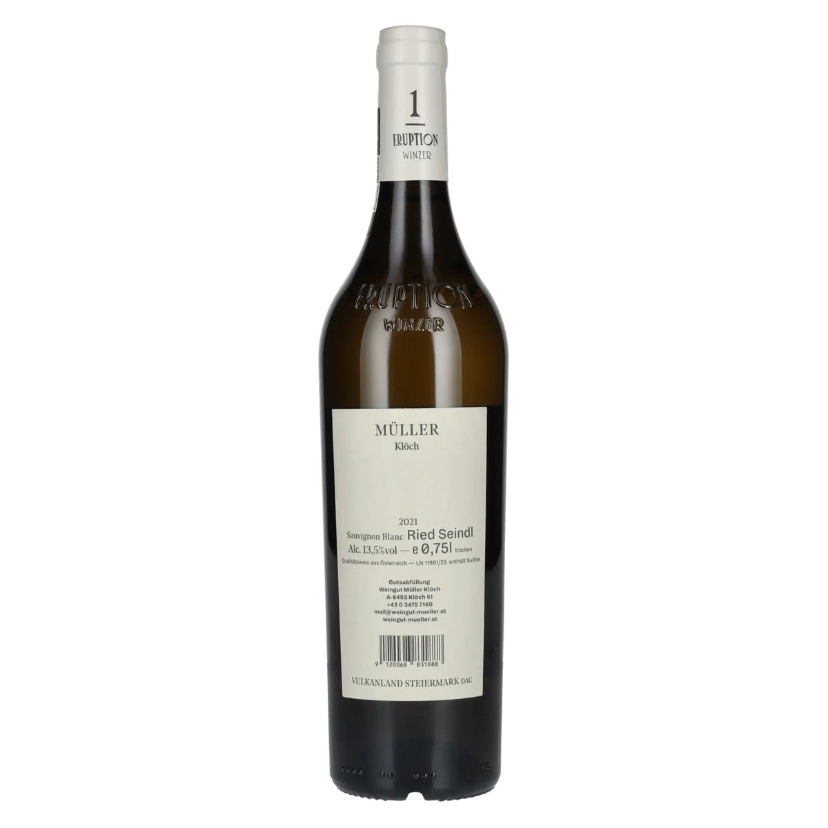 Müller Klöch Sauvignon Blanc Ried Seindl Vulkanland Steiermark DAC 2021 13,5% vol. 0,75 l