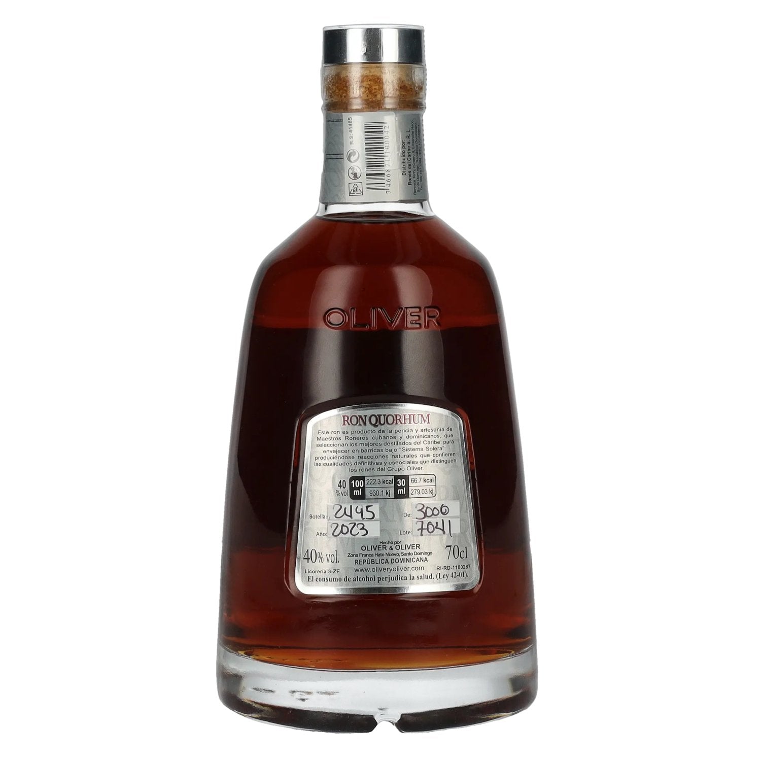 Ron Quorhum 30 Aniversario Old Vintage Rum 40% Vol. 0,7l in geschenkverpakking