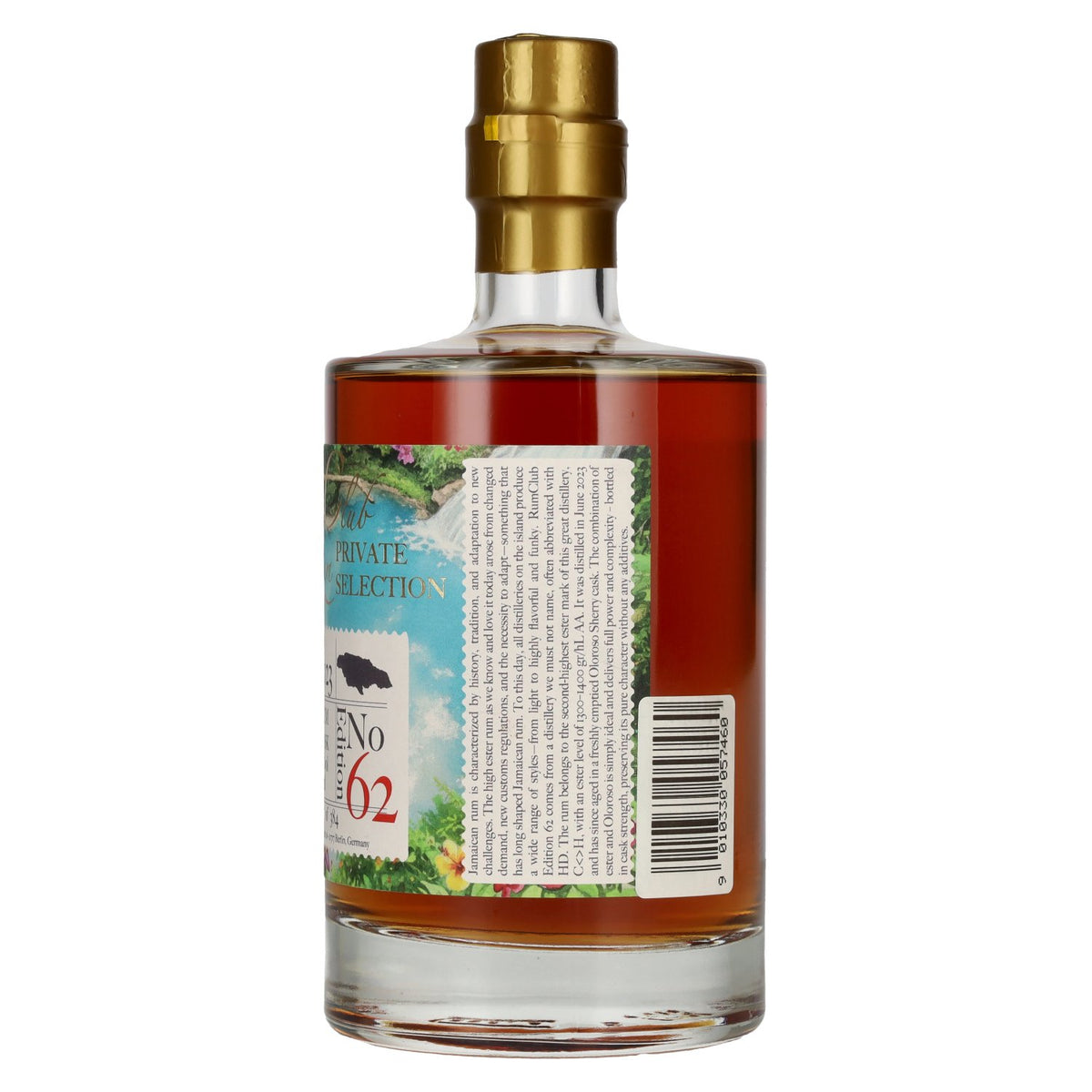 Rum Club PRIVATE SELECTION Rhum jamaïcain Single Cask Édition 62 2023 63,5 % vol. 0,5 l