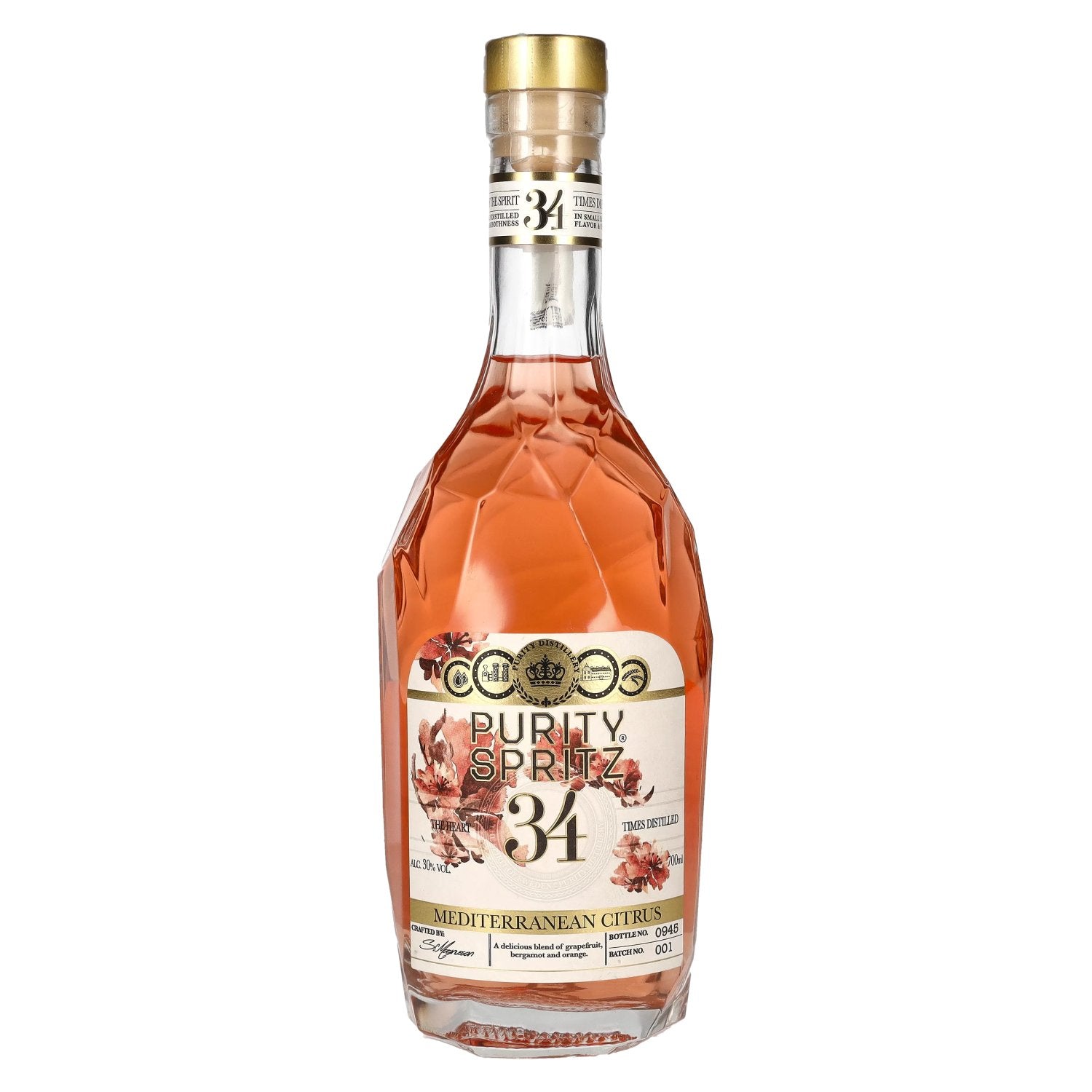 Purity SPRITZ 34 Times Distilled Mediterranean Citrus 30% vol. 0,7l