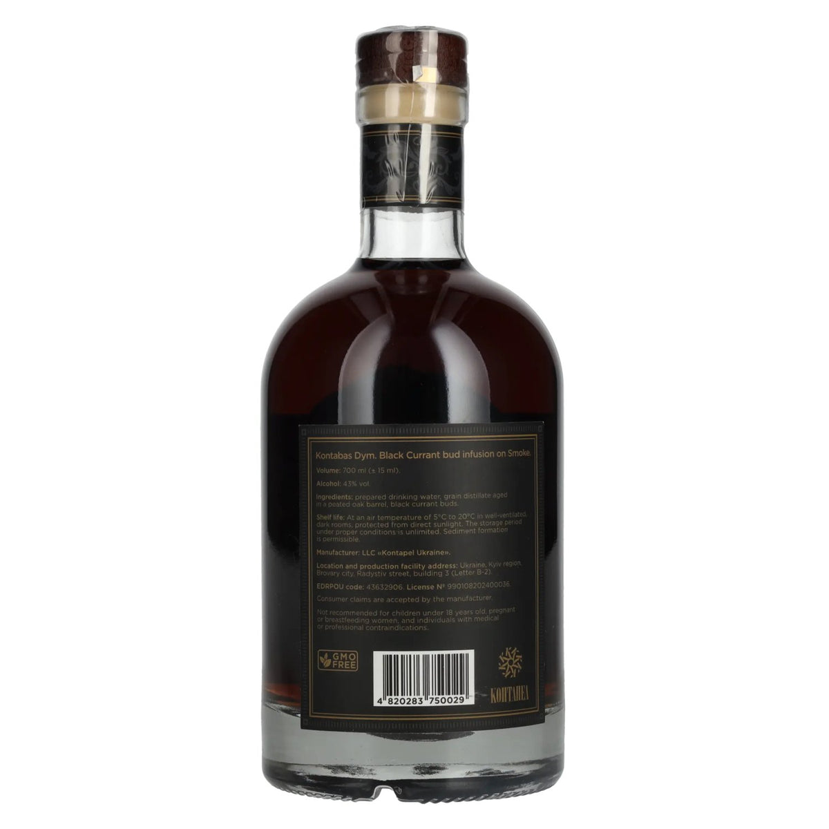 Kontapel Kontabas Smoke 43% vol. 0,7 l