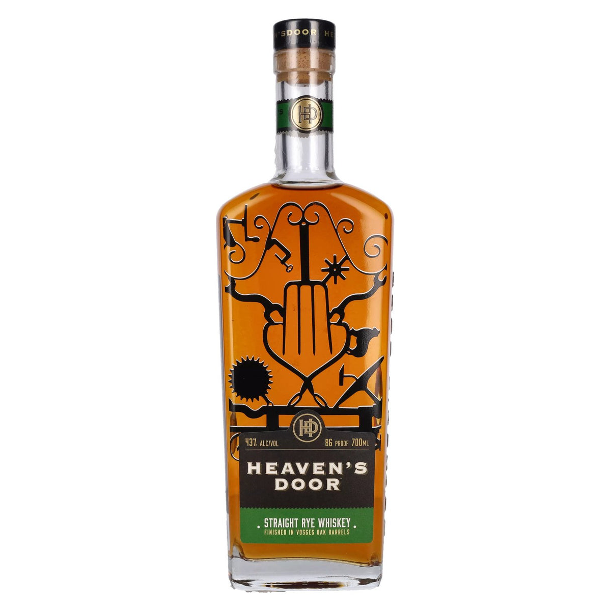 Heaven's Door STRAIGHT RYE WHISKEY 43% vol. 0.7 l