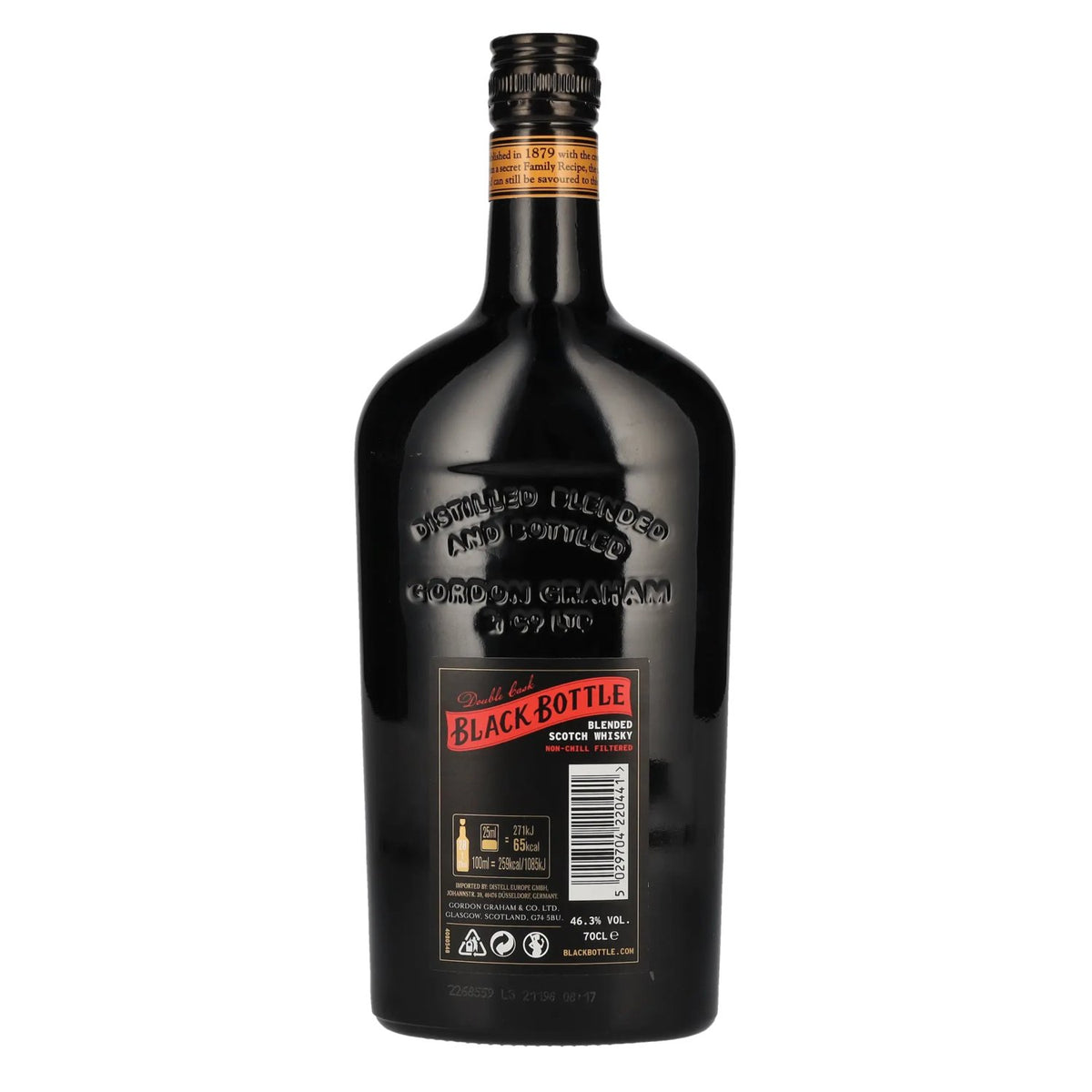 Black Bottle DOUBLE CASK Blended Scotch Whisky 46.3% ABV 0.7l