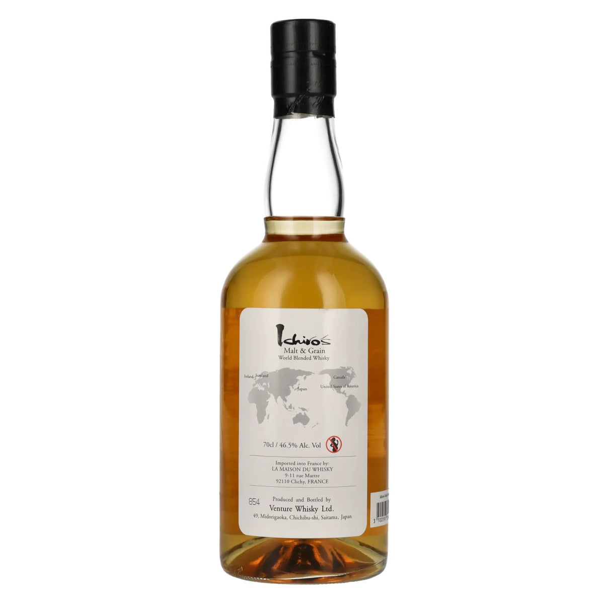 Chichibu Ichiro’s Malt &amp; Grain Blended Whisky 46.5% ABV 0.7l