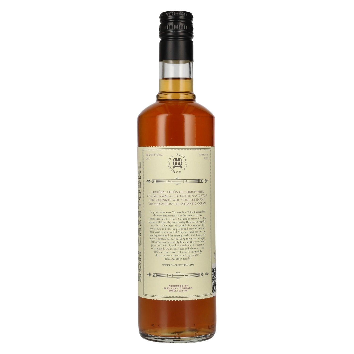 Ron Cristóbal ORO Rum 38% Vol. 0,7l