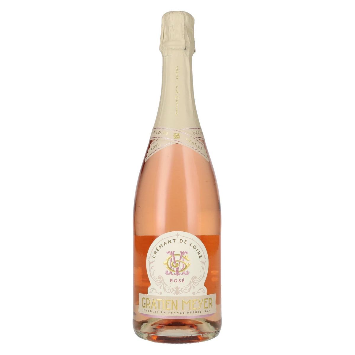 Gratien &amp; Meyer Crémant de Loire Brut Rosé 12% ABV 0.75 l