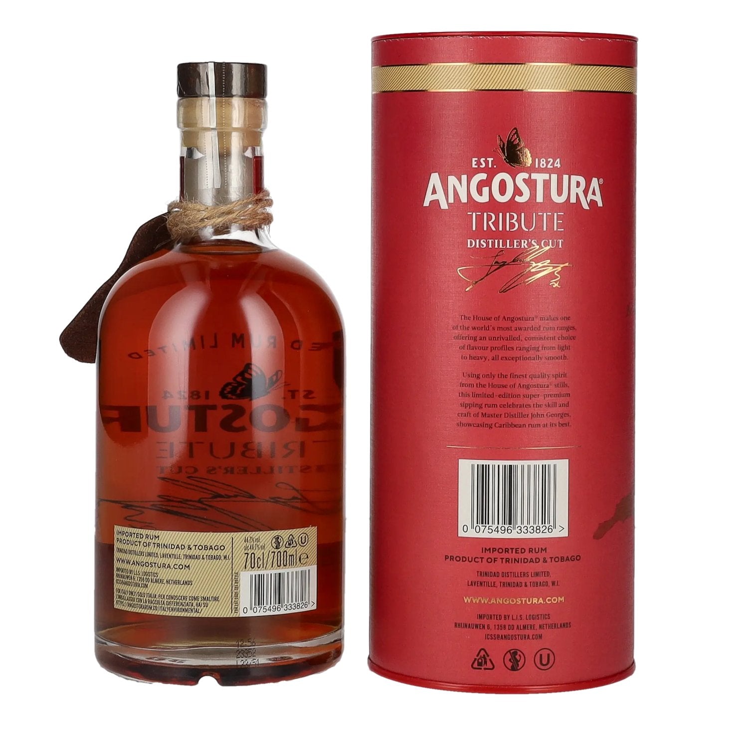 Angostura Tribute Distiller's Cut Premium Aged Rum Limited Edition 44,7% Vol. 0,7l in Geschenkbox
