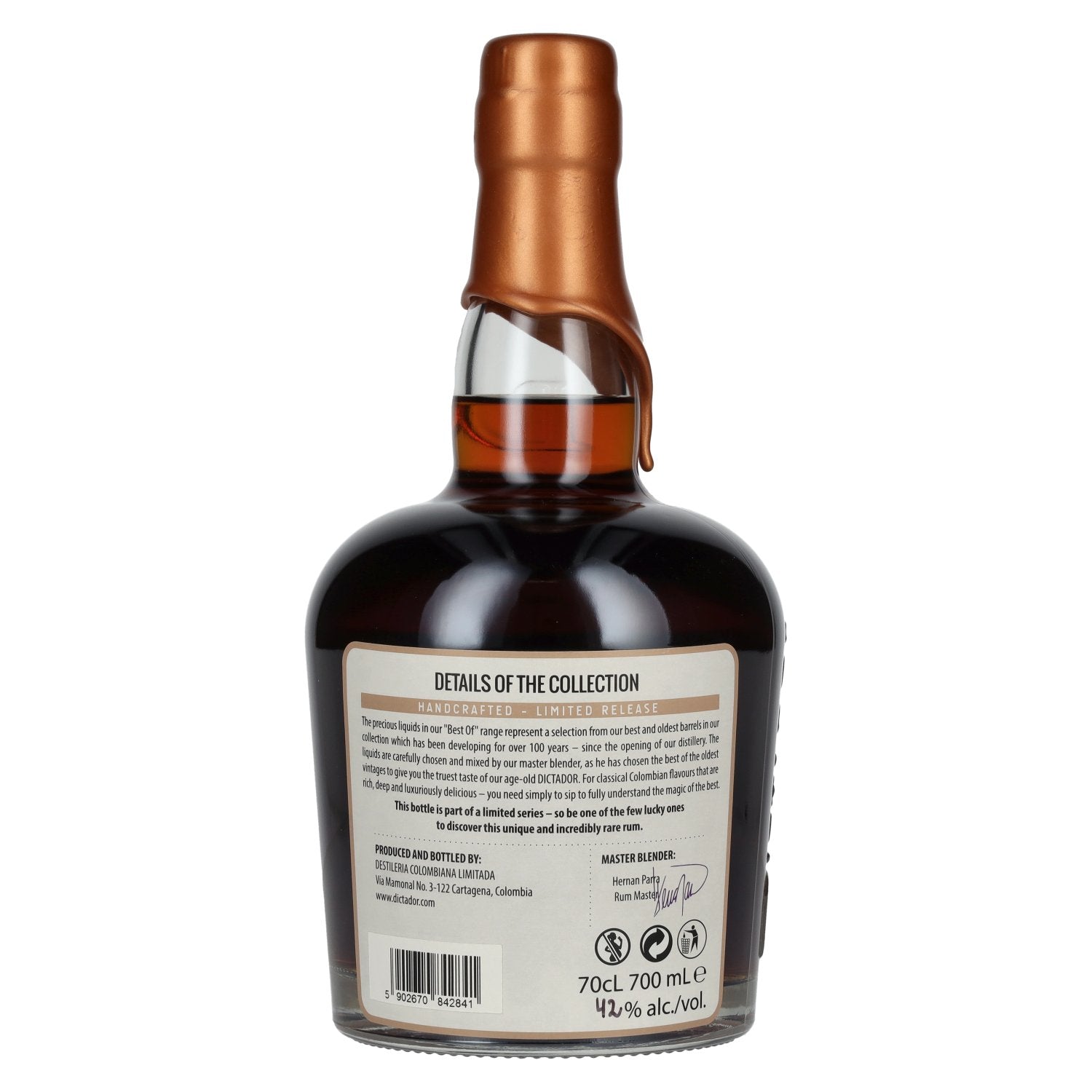 Dictador BEST OF 1979 APASIONADO Colombian Rum Limited Release 42% Vol. 0,7l