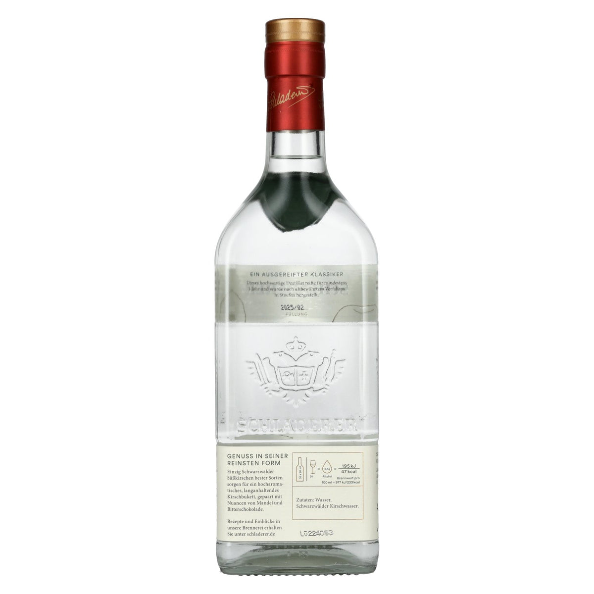 Schladerer Black Forest Kirsch 42% vol. 0.7 l