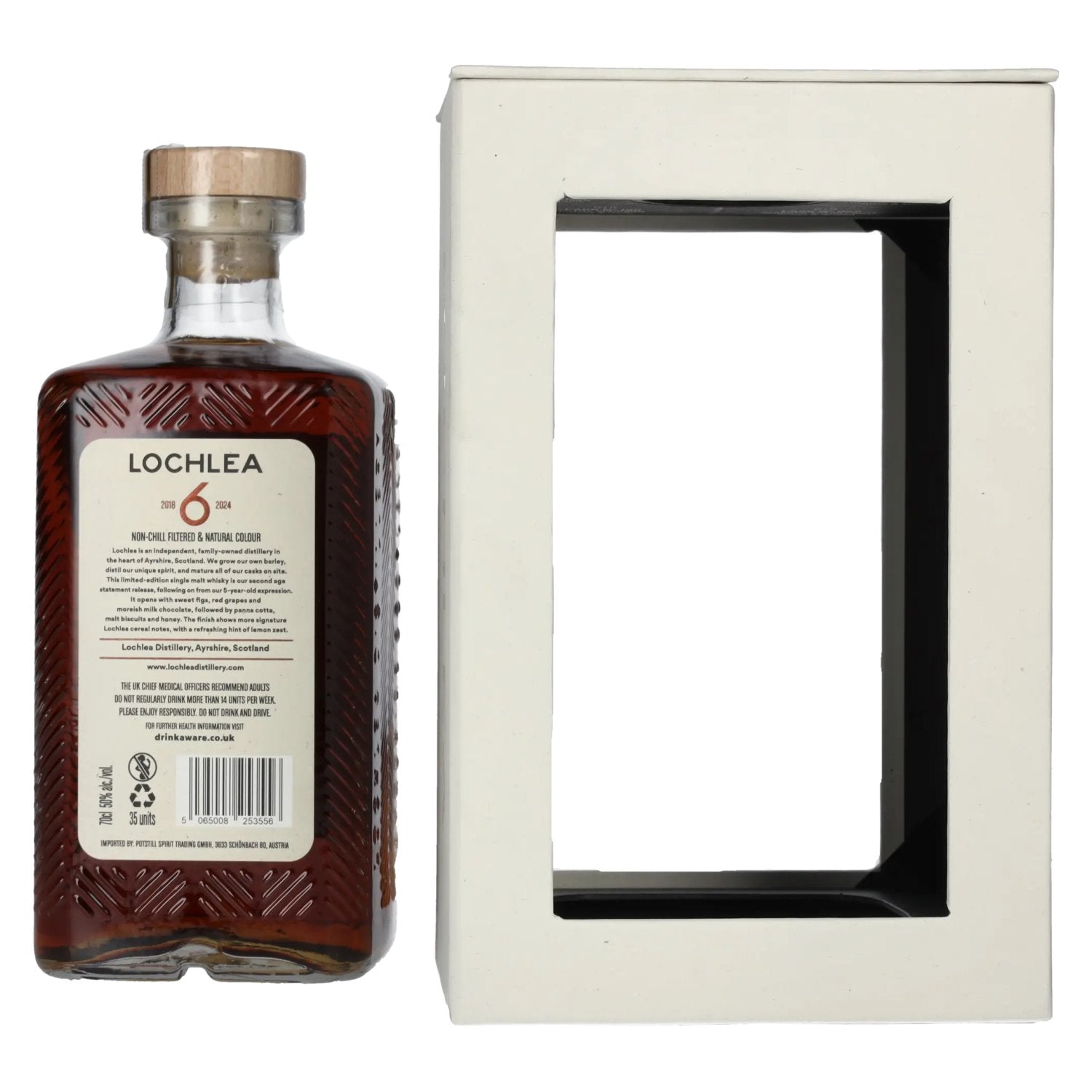 Lochlea 6 Years Old Single Malt Scotch Whisky 2018/2024 50% Vol. 0,7l in gift box