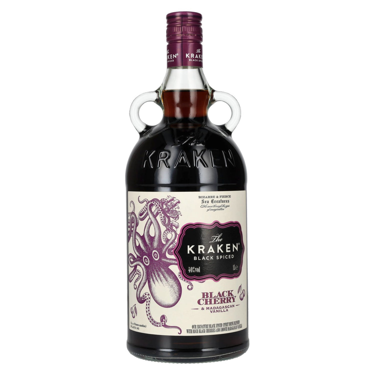 The Kraken Black Spiced Black Cherry &amp; Madagascan Vanilla 40% vol. 1 l