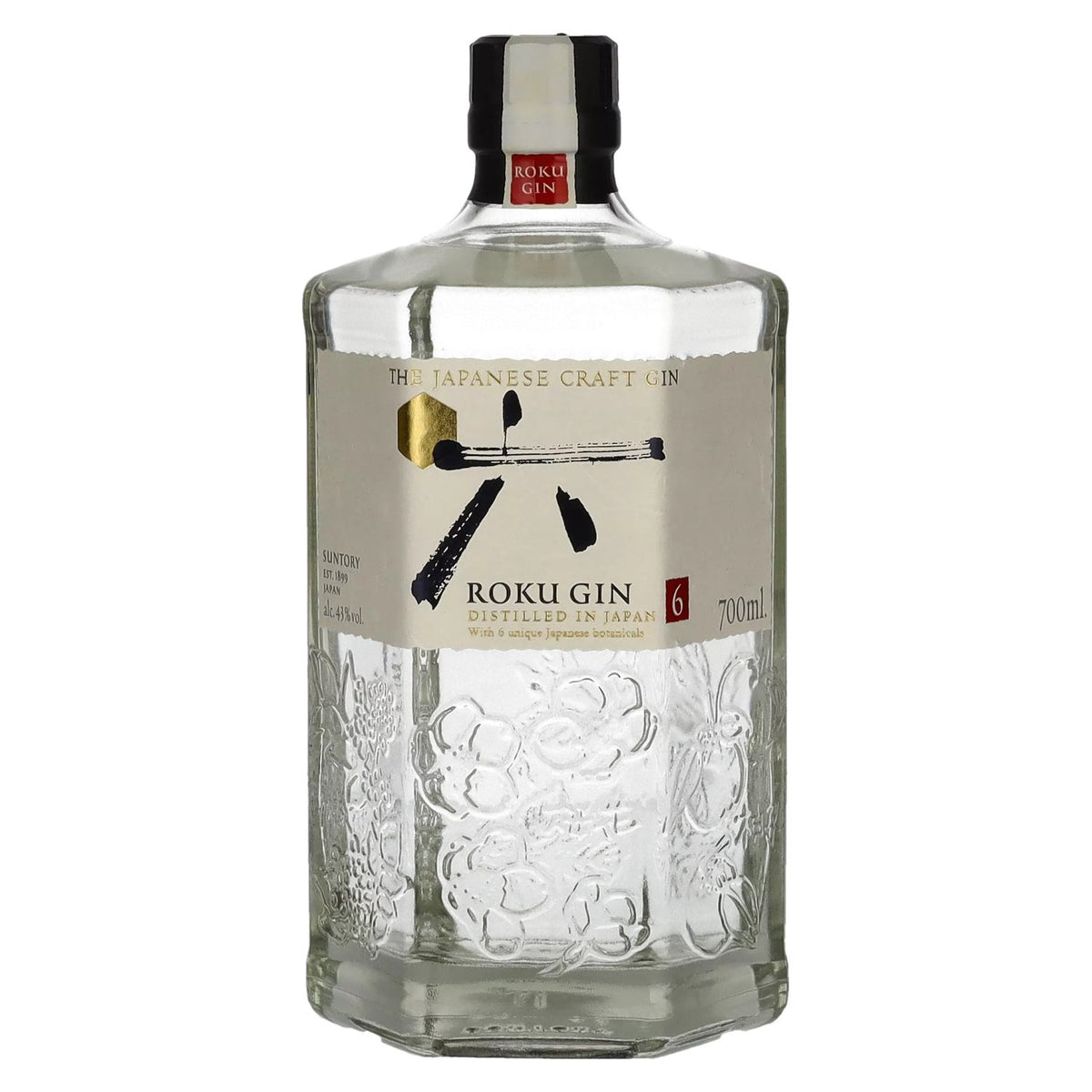 Roku Gin: The Japanese Craft Gin, 43% ABV, 0.7l