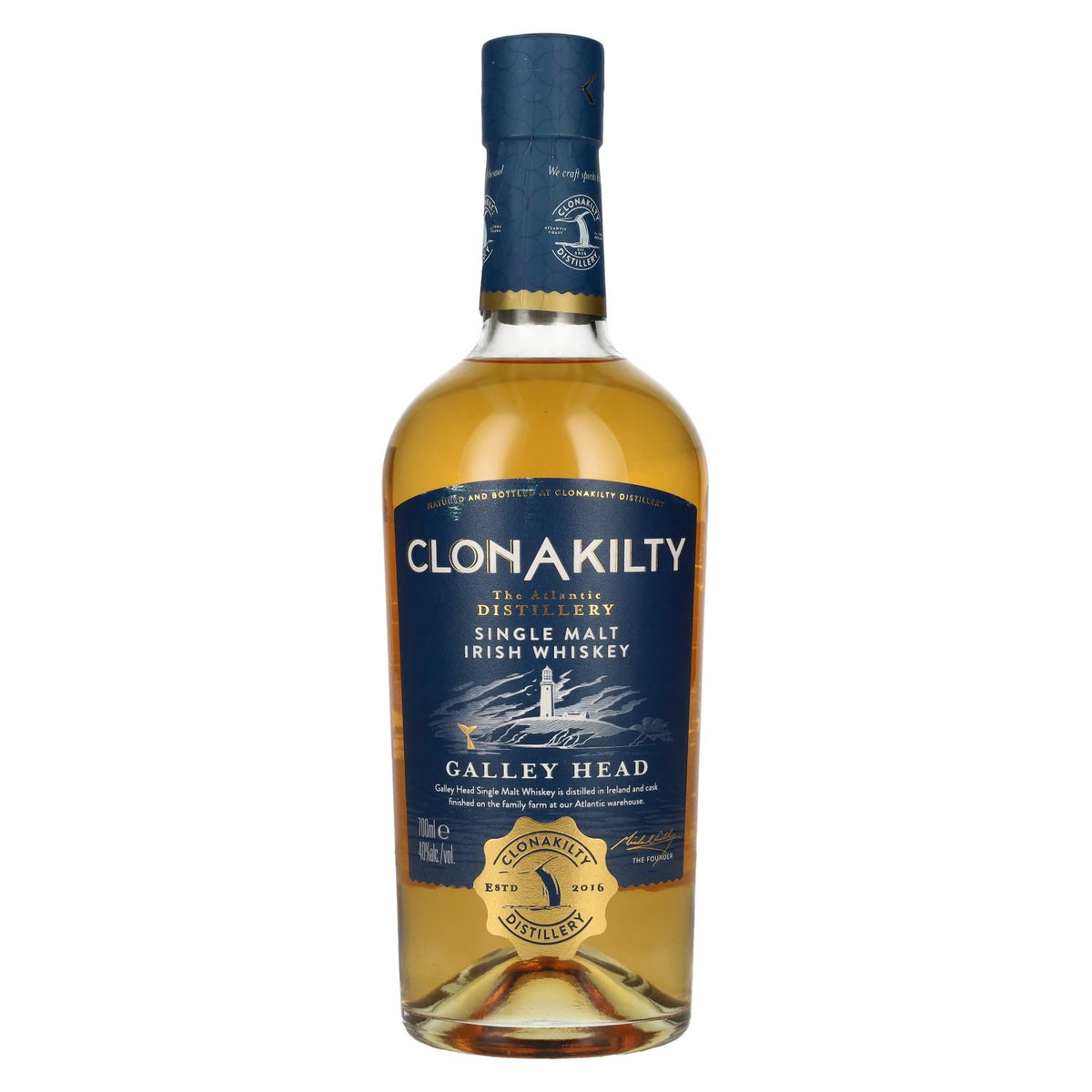Clonakilty GALLEY HEAD Single Malt Irish Whiskey 40 % vol. 0,7 l