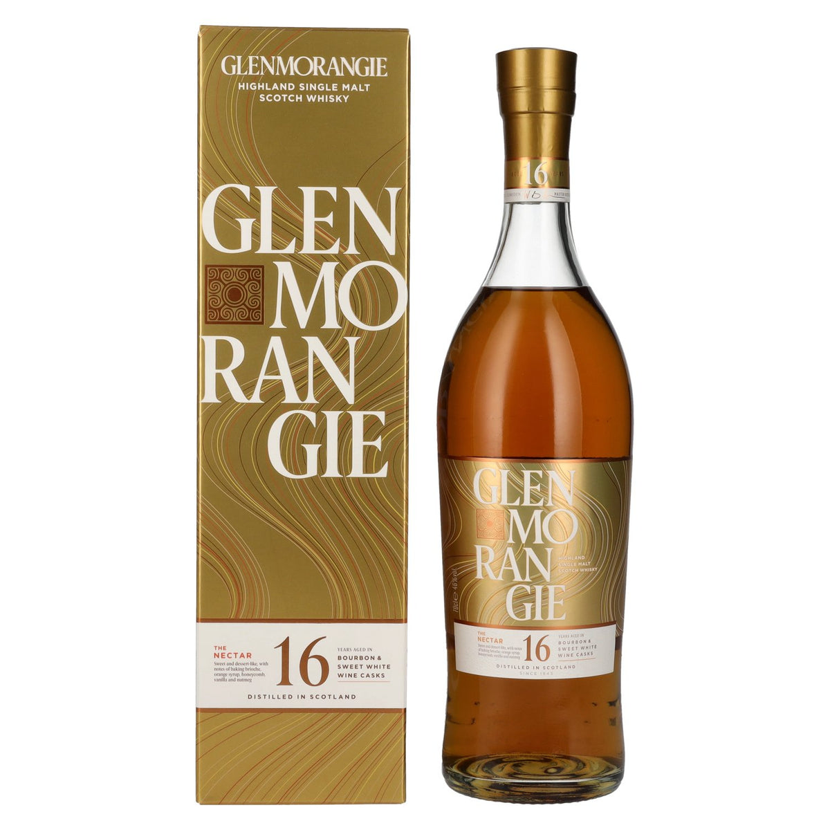 Glenmorangie 16 Years Old THE NECTAR Highland Single Malt 46% ABV 0.7l in a gift box