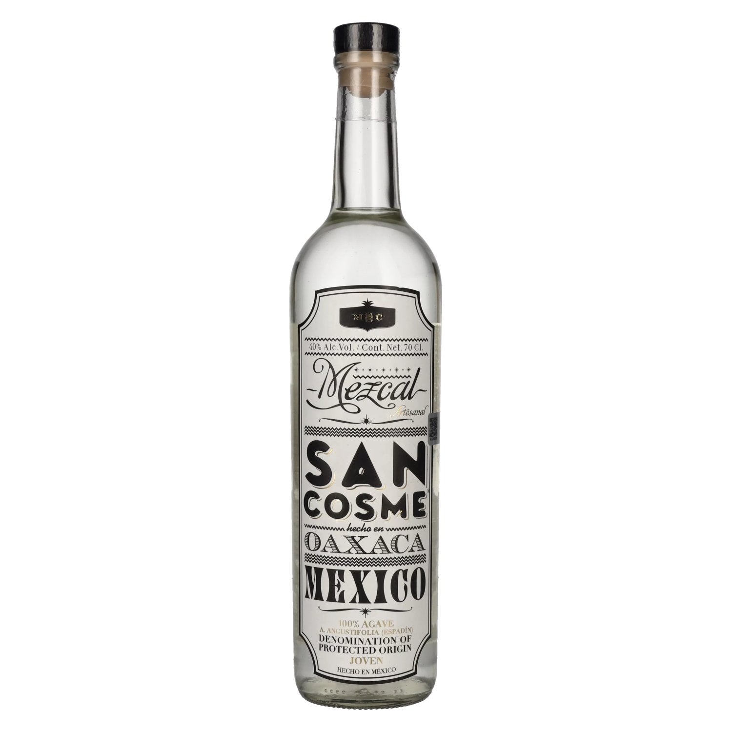 San Cosme Oaxaca Mexico Mezcal Joven 100% agave 40% vol. 0,7l
