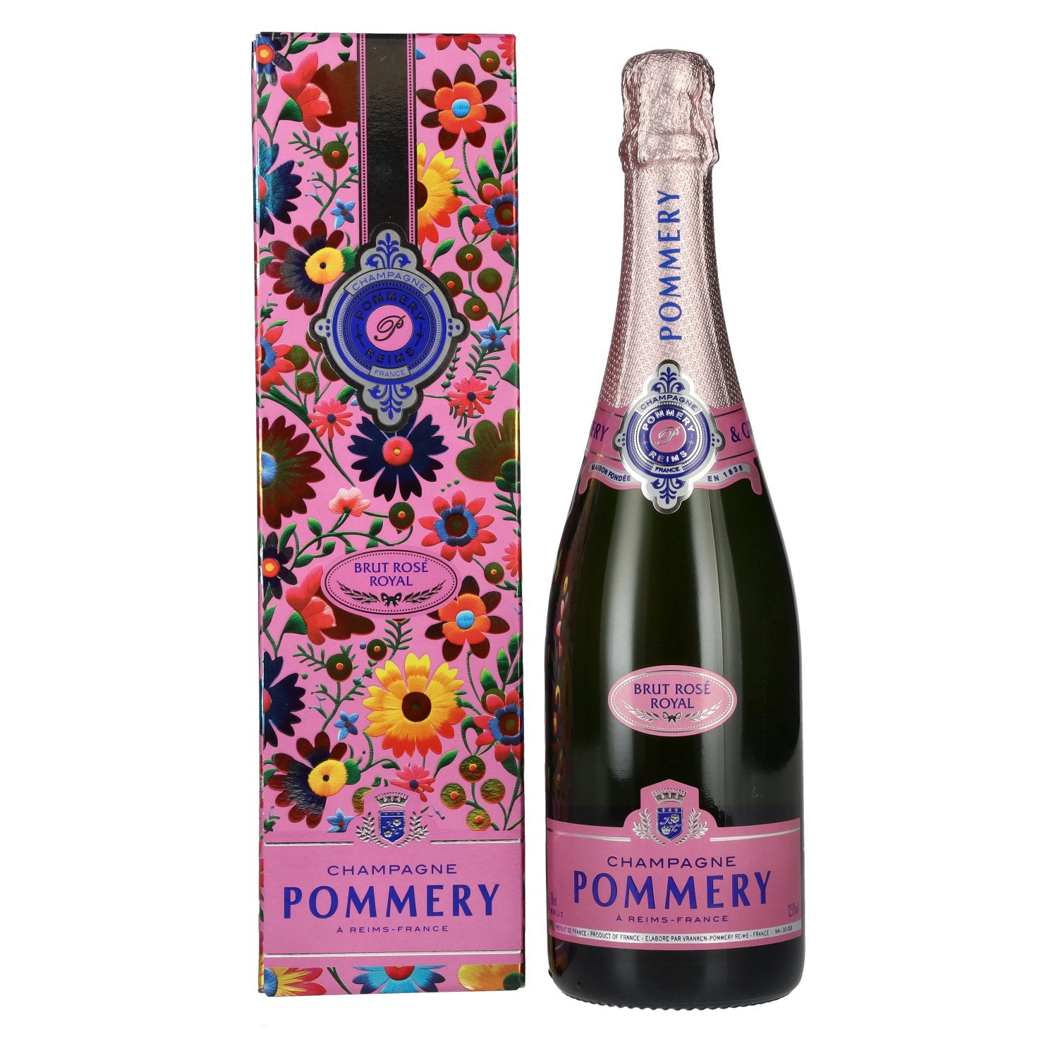 Pommery Brut Rosé Champagne 12,5% vol. 0,75l en coffret cadeau