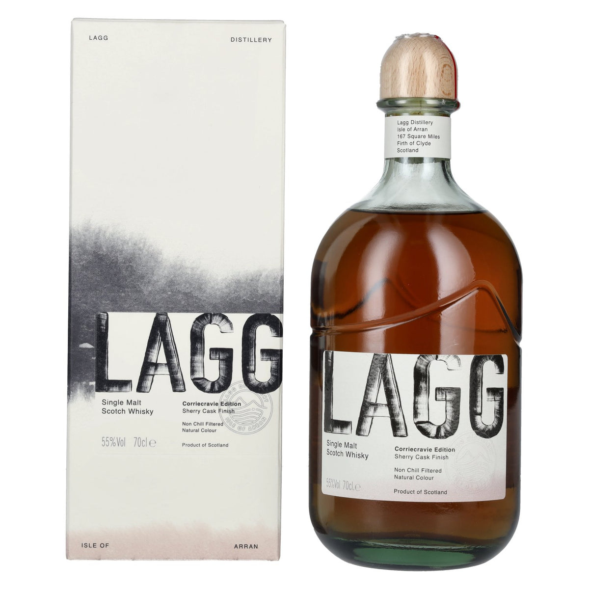LAGG Single Malt Scotch Whisky Corriecravie Edition 55% ABV 0.7l in a gift box