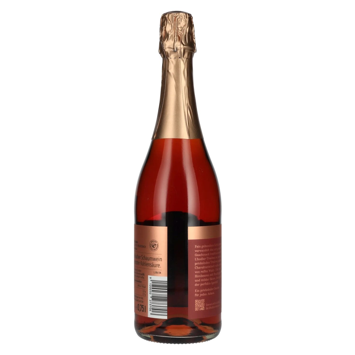 Trummer Uhudler prickelnd rot 11% Vol. 0,75l