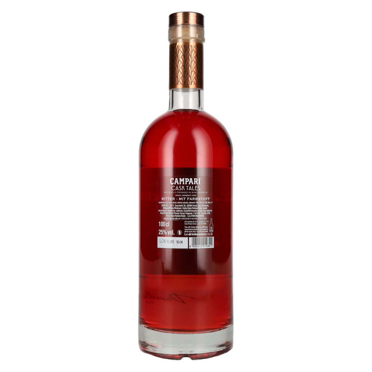 Campari CASK TALES Bitter, affiné en fûts de rhum, 25 % vol., 1 l