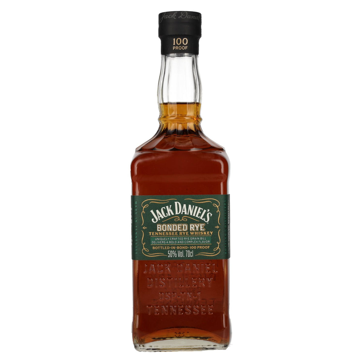 Jack Daniel's BONDED RYE Tennessee Rye Whisky BOTTLED-IN-BOND 50% vol. 0.7 l