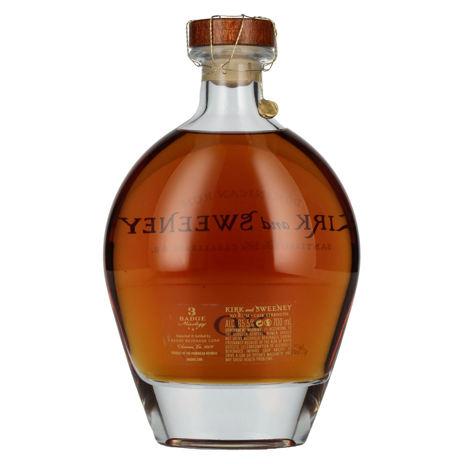 Kirk and Sweeney XO Dominican Rum Edicion Limitada No. 5 bio 65,5% Vol. 0,7l in Geschenkbox