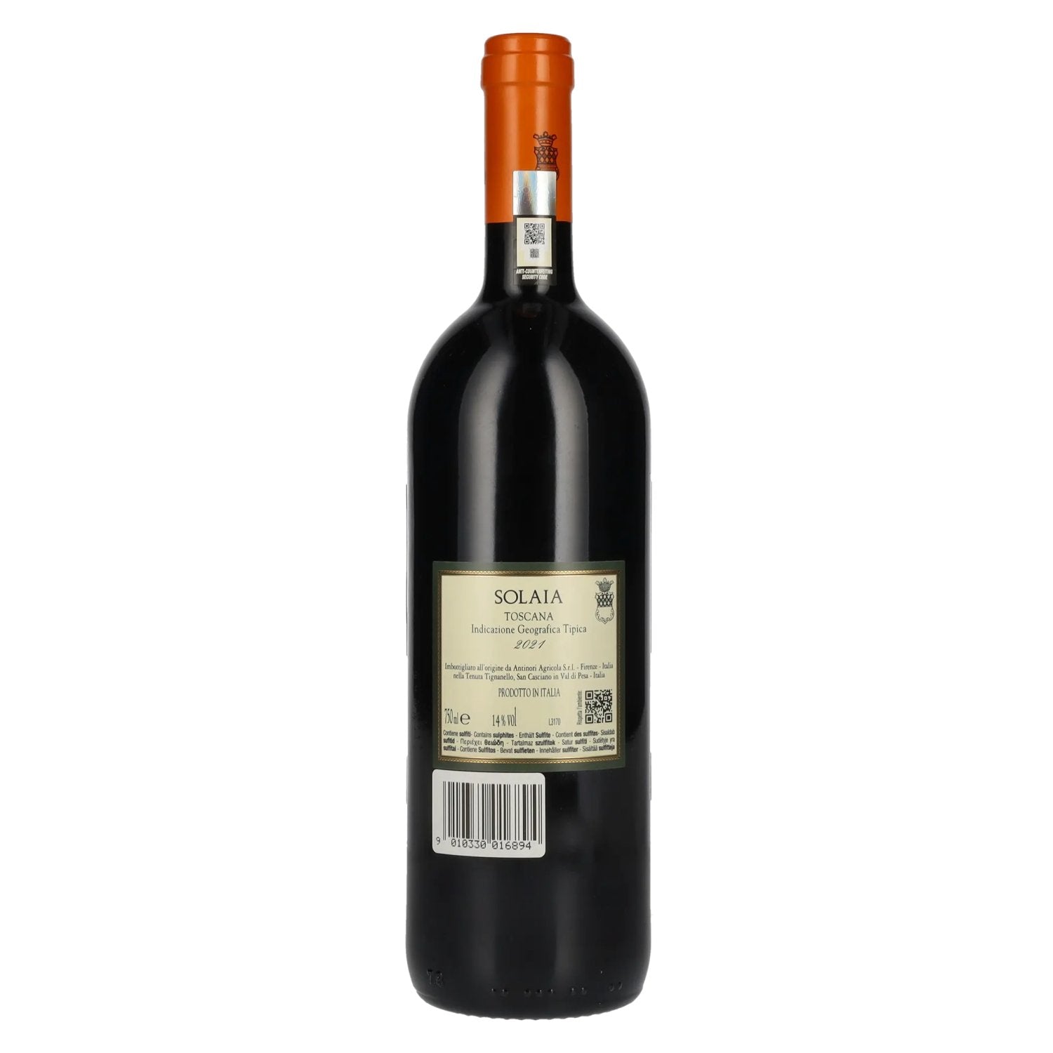 Marchesi Antinori Solaia Firenze IGT 2021 14% Vol. 0,75l