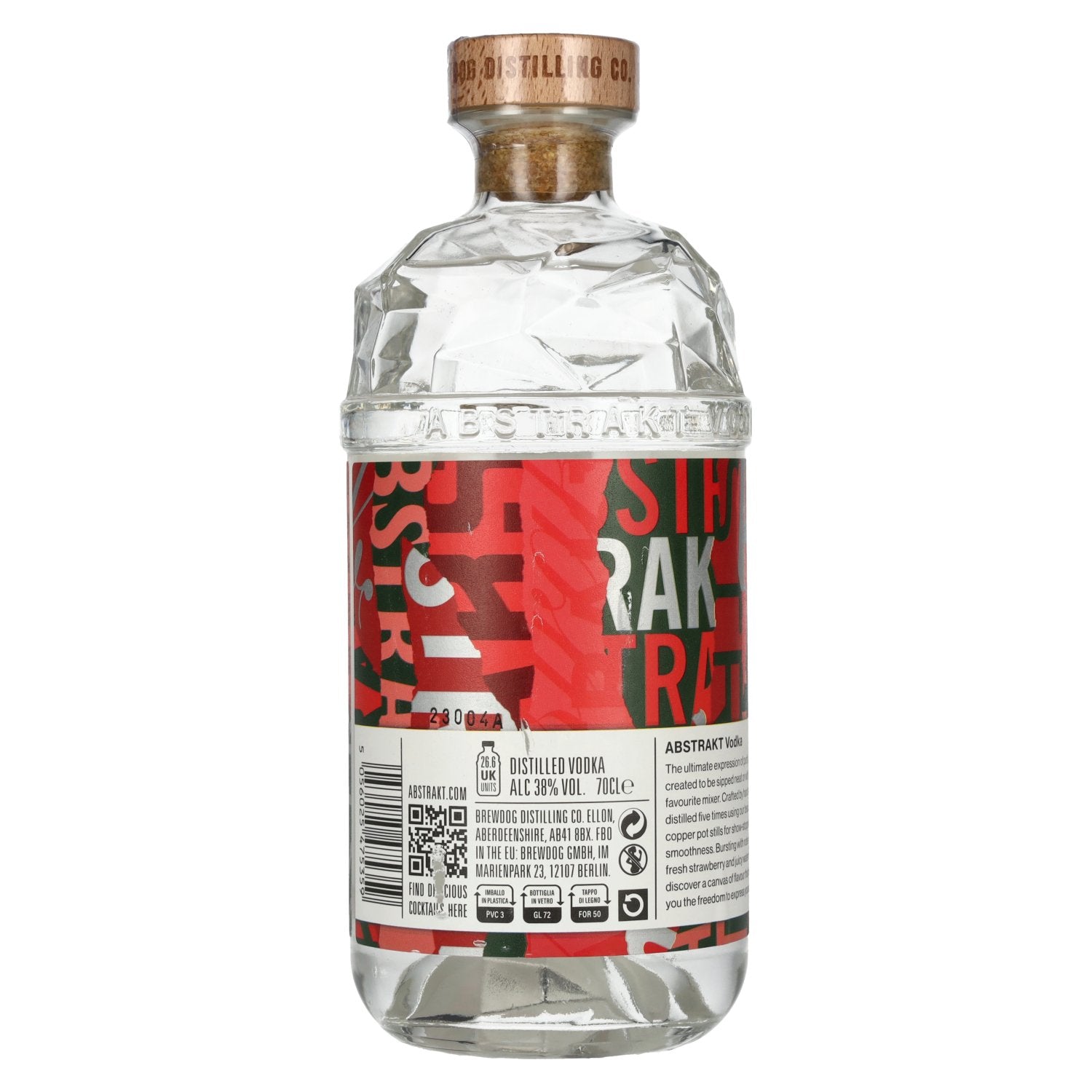 BrewDog ABSTRAKT WATERMELON X STRAWBERRY Wodka 38% Vol. 0,7l