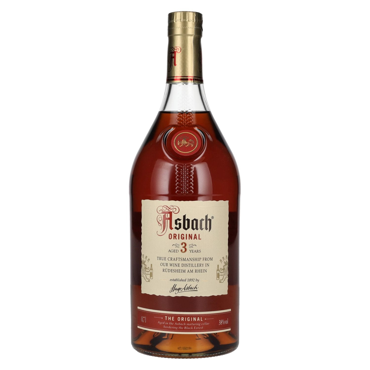 Asbach Original 3 ans 38% vol. 0,7l