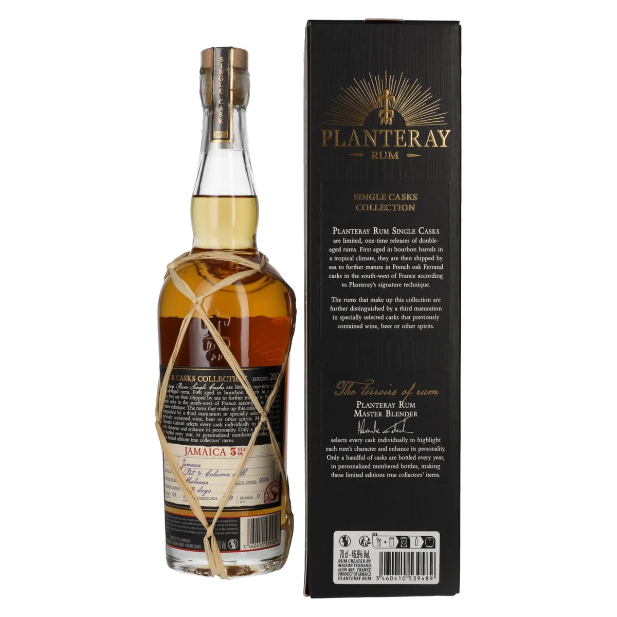 Planteray Rum JAMAICA 5 Years Old Curacao Cask Finish 46,9% Vol. 0,7l in Geschenkbox