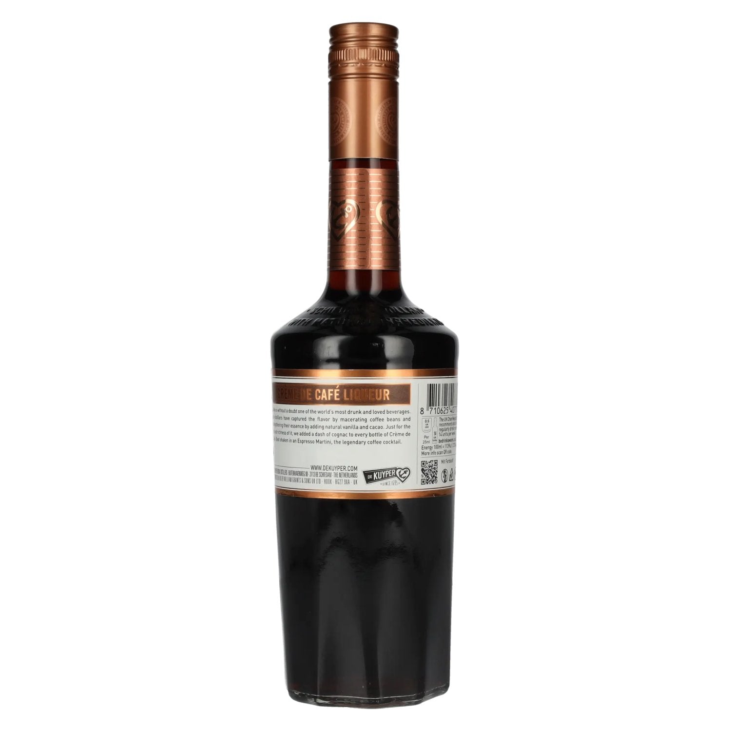 De Kuyper CRÈME DE CAFÉ Liqueur 20% Vol. 0,7l