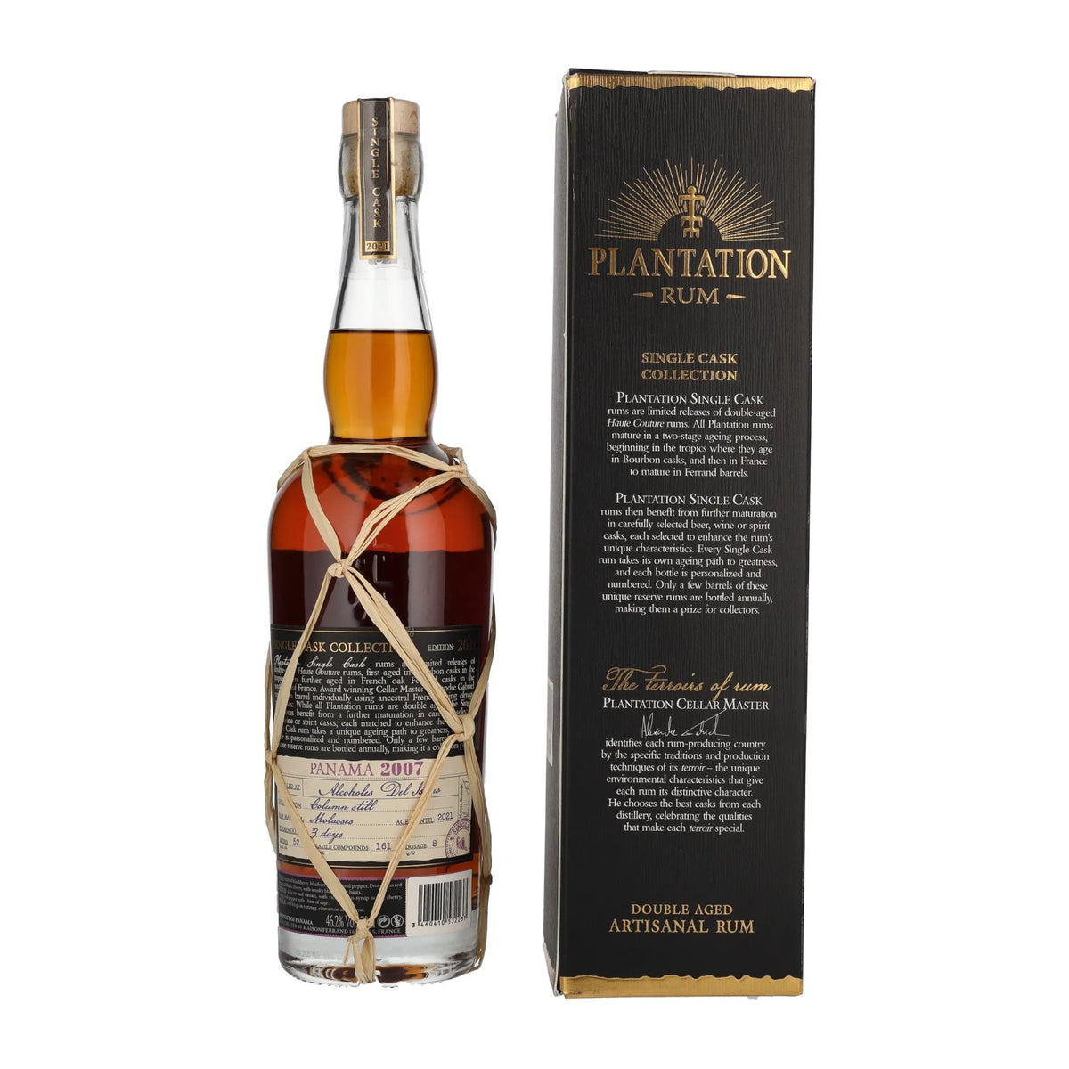 Plantation Rum PANAMA 2007 Syrah Cask Maturation Edition 2021 46,2 % vol. 0,7 l dans un coffret cadeau
