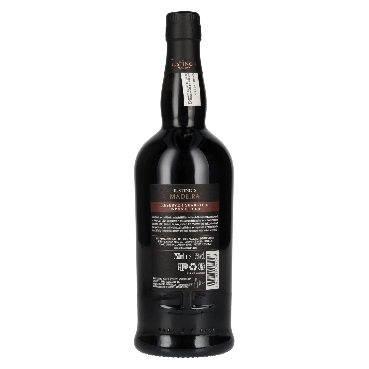 Justino's Madeira 5 Years Old RESERVE Fine Rich 19% Vol. 0,75l
