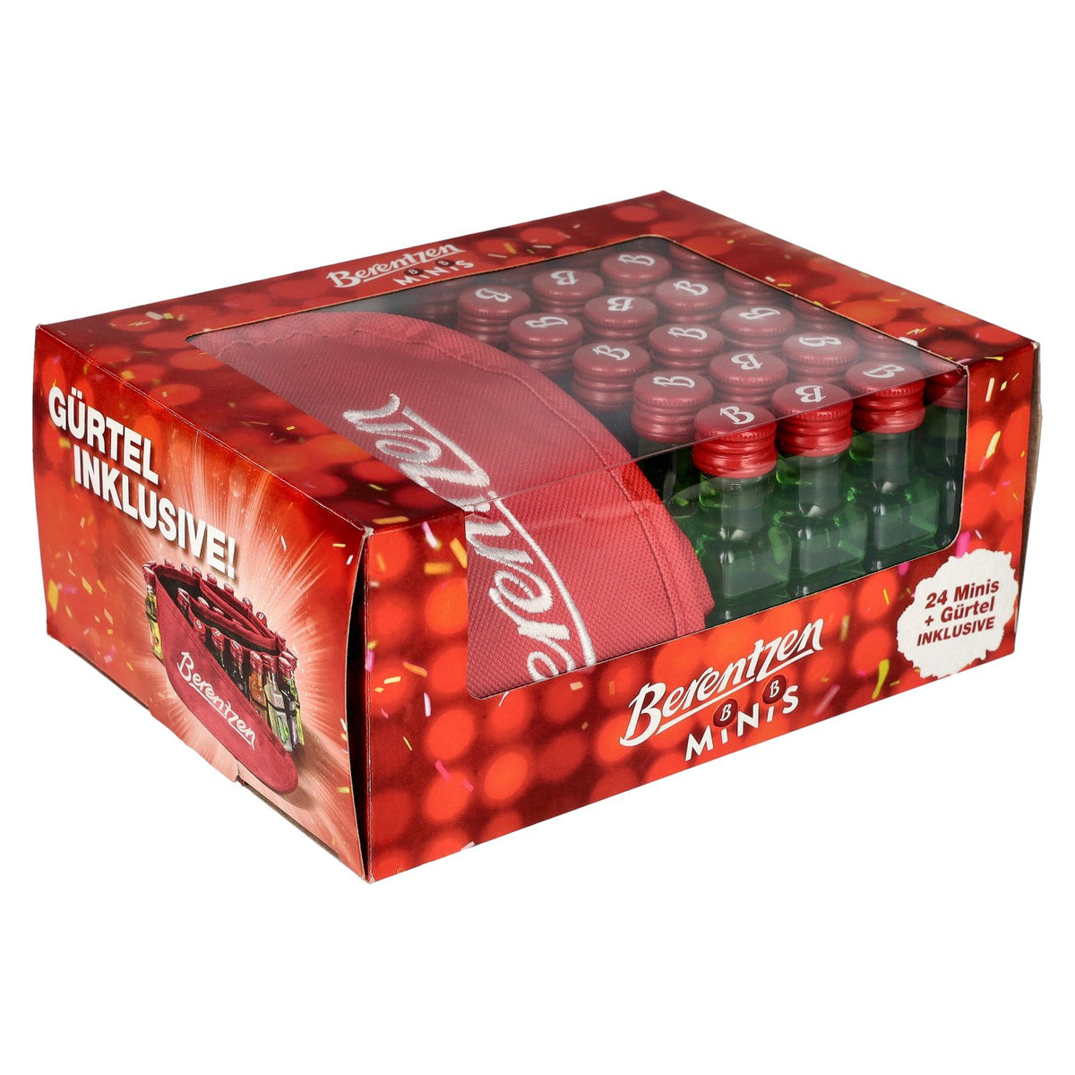 Berentzen Minis 16,5% vol. 24 x 0,02 l PET + featriem inbegrepen