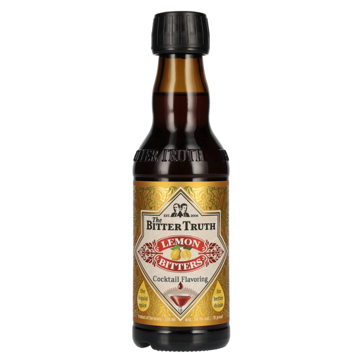 The Bitter Truth Lemon Bitters 39 % vol. 0,2 l
