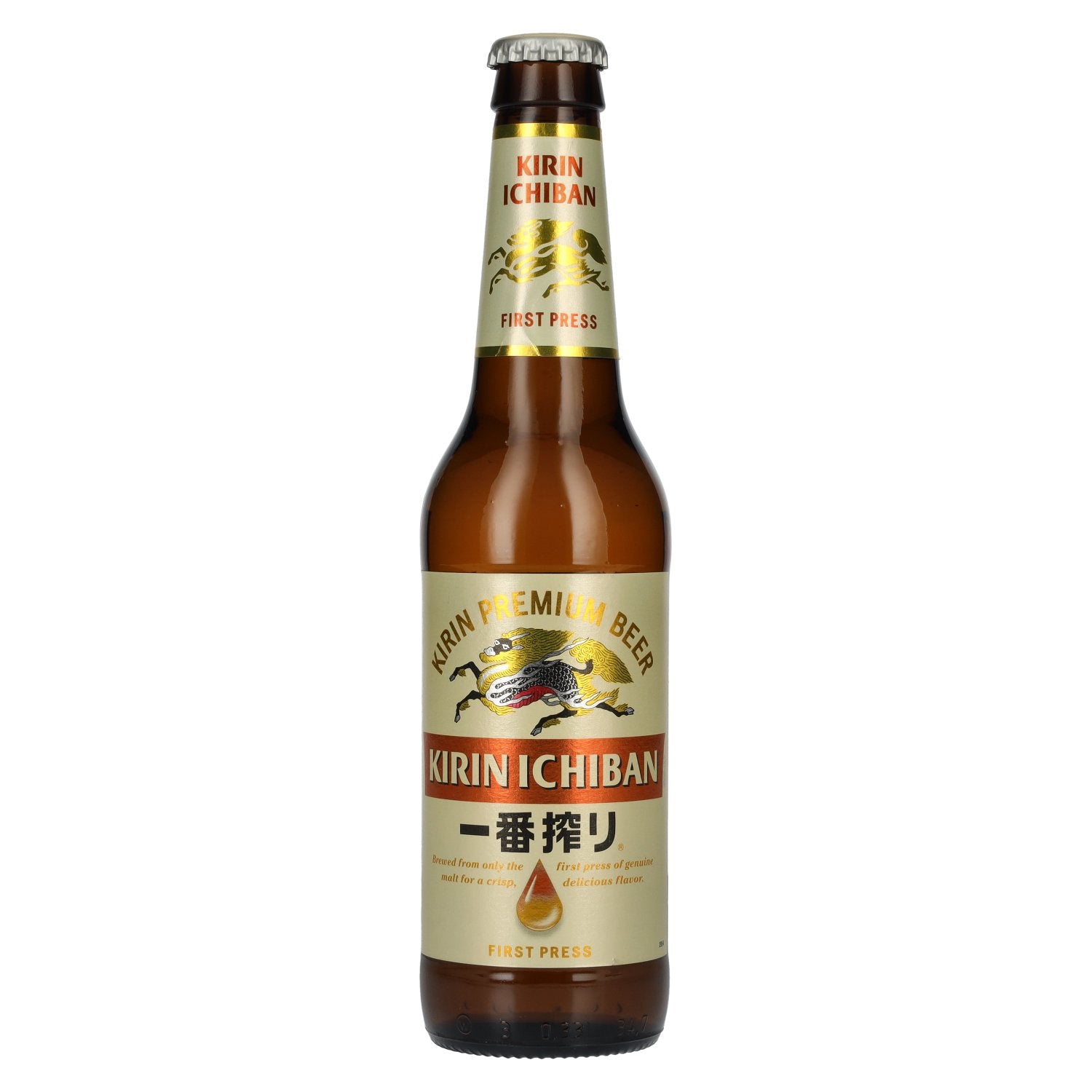 Kirin Ichiban, het premium bier uit Japan, 5% vol., 24 x 0,33 l