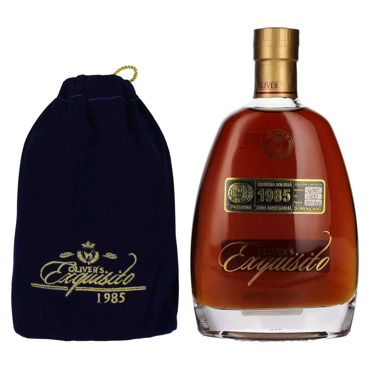 Oliver's Exquisito Sistema Solera Rum 1985 40% vol. 0,7 l