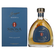 Sibona GRAPPA RISERVA NUMERO 1 CUVÉE SELEZIONE 40% Vol. 0.7l in geschenkverpakking