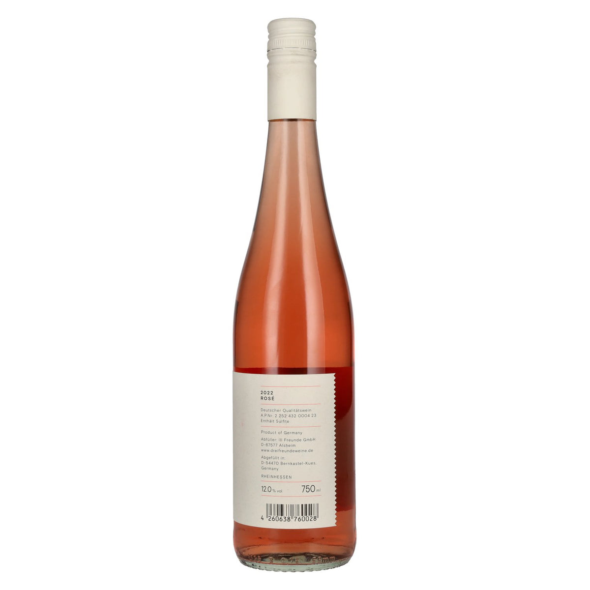 III Freunde Rosé 2022 12% ABV 0.75l