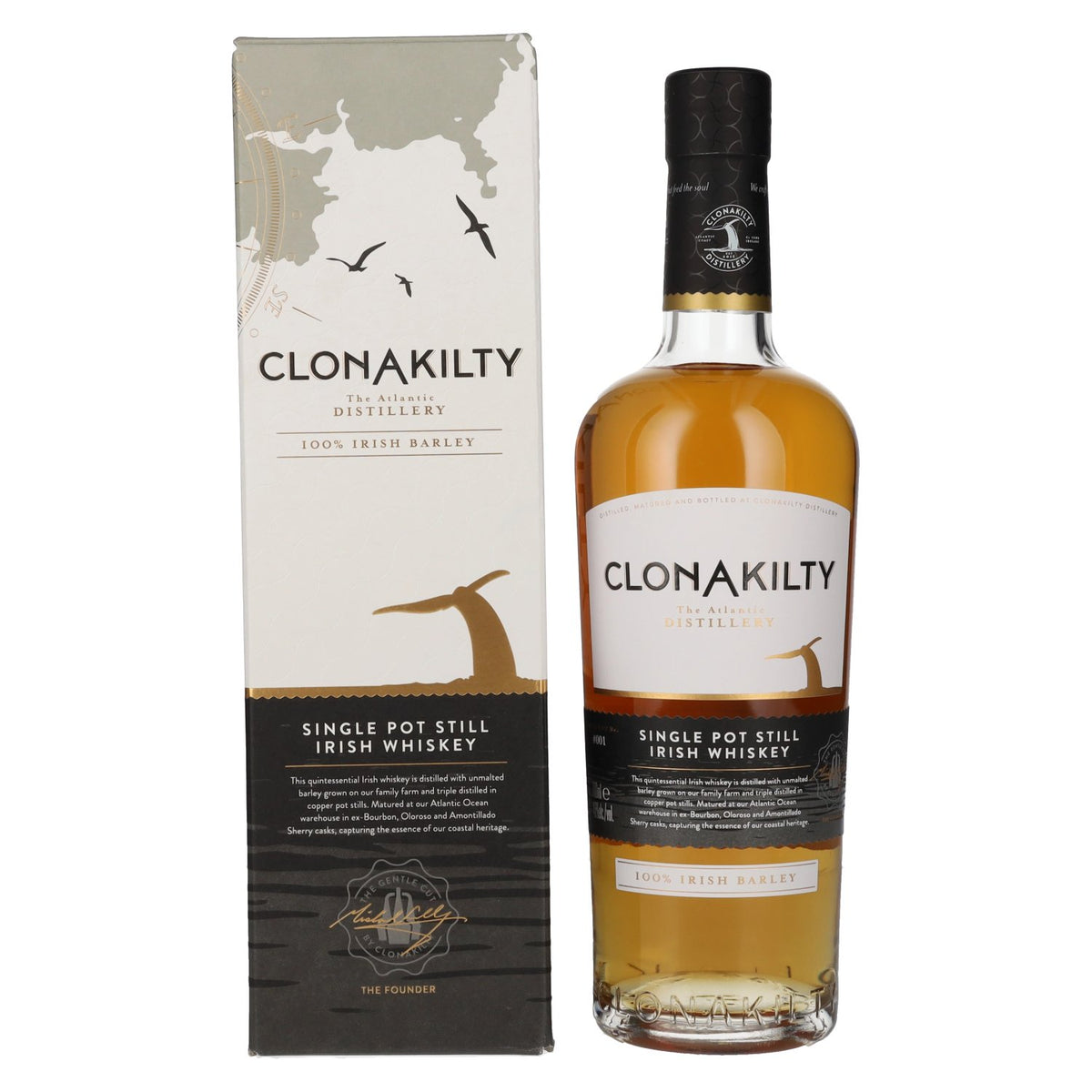 Clonakilty Single Pot Still Irish Whiskey 46% ABV, 0.7 litres, in a gift box