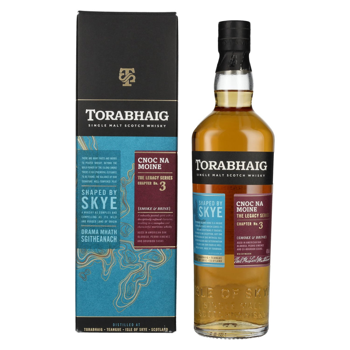 Torabhaig CNOC NA MÒINE The Legacy Series Single Malt 46% ABV 0.7l in a gift box